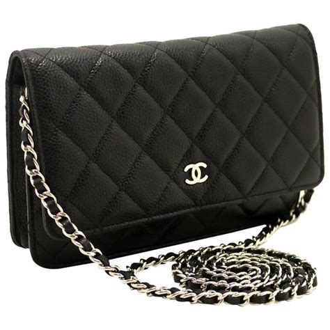 black chanel crossbody bag|authentic chanel wallet crossbody.